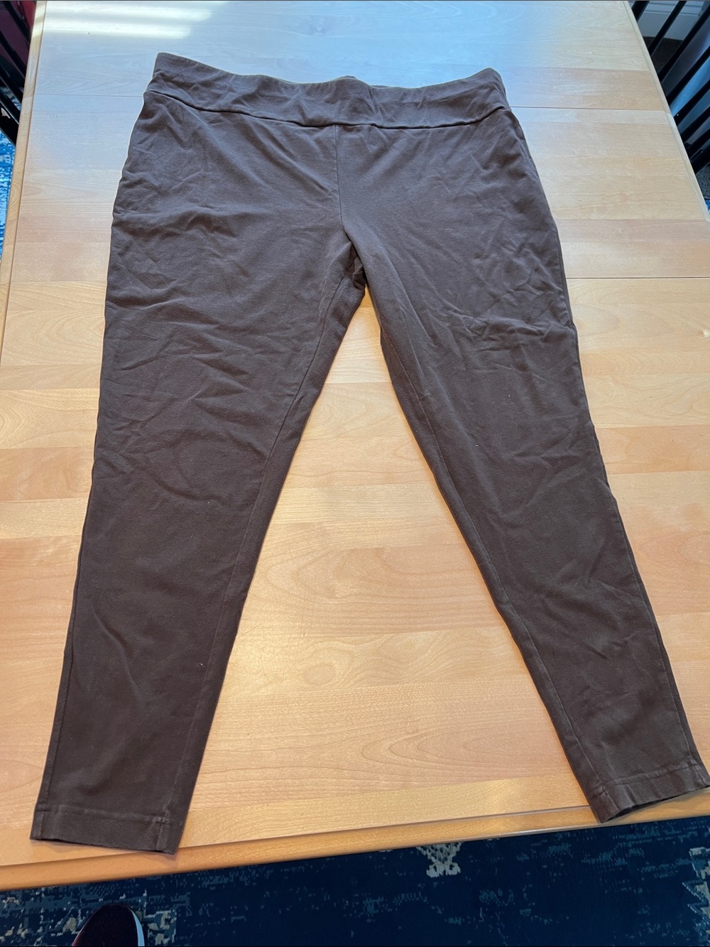 Terra and sky brown leggings 2x